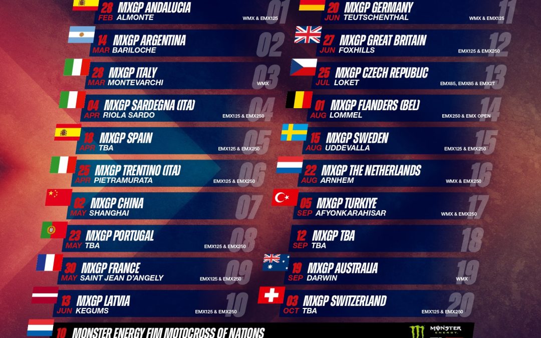El Mundial de Motocross regresa a Bariloche: 13-14 de marzo 2027